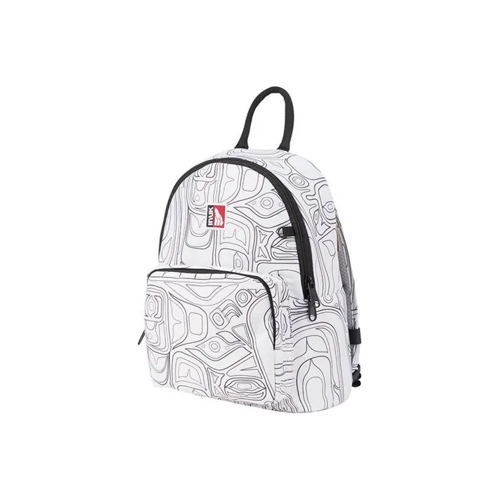 INUK Polyester Travel Bag Backpack Regular Unisex White-2
