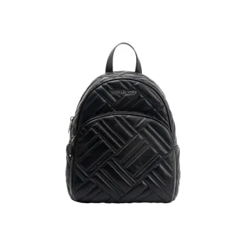 MICHAEL KORS Abbey Leather Backpack Medium Size Women's Black