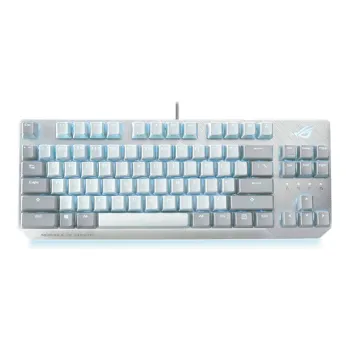ROG Traveler's Tales NX TKL Edition Moonlit White 84 Keys Wired Esports Gaming RGB Backlit Mechanical Keyboard