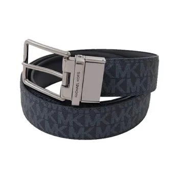 MICHAEL KORS Leather Belts Men Blue