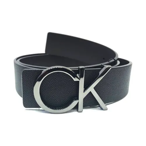 Calvin Klein Leather Belts Men Black