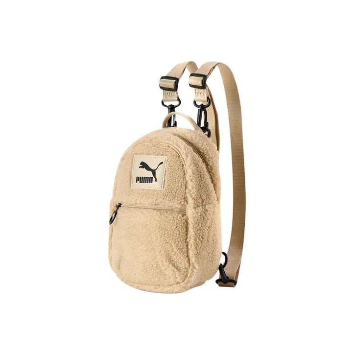 PUMA Sherpa With Fabric Backpack Regular Women's Khaki-0