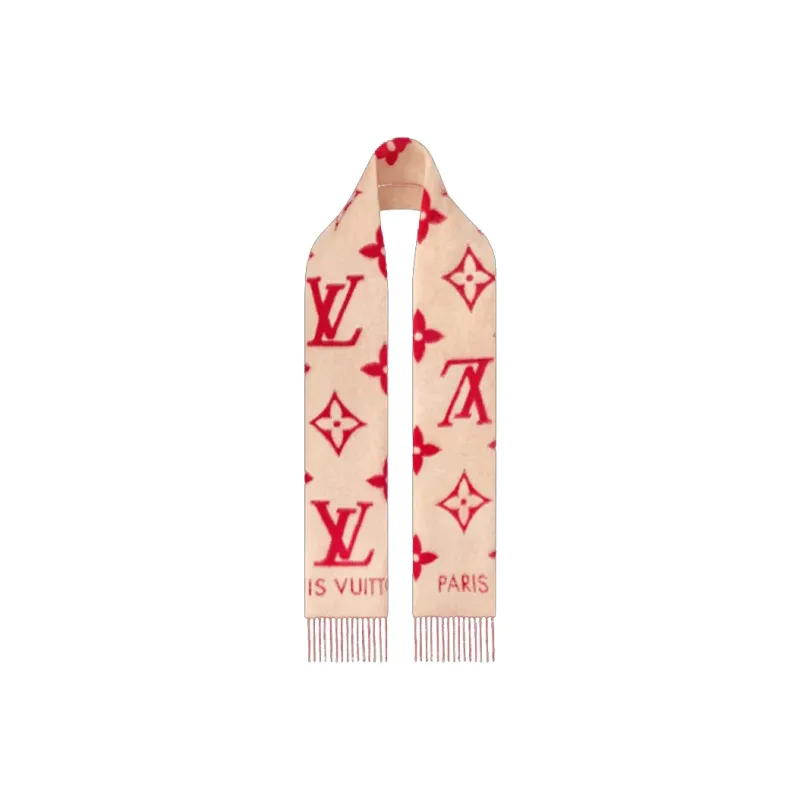 LOUIS VUITTON Cashmere Scarves Unisex-1