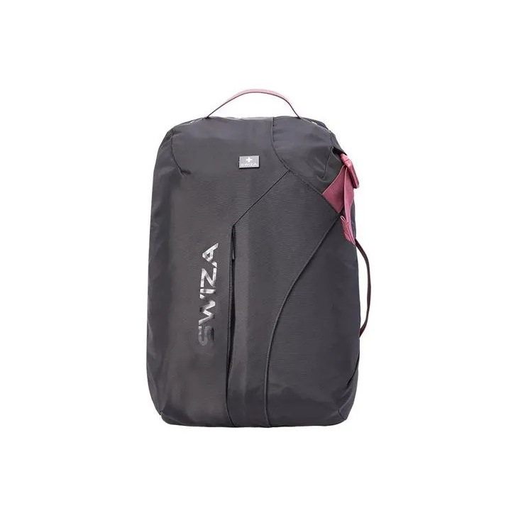 SWIZA Polyamide Backpack Regular Men's Elegant Black/Brick Red-0