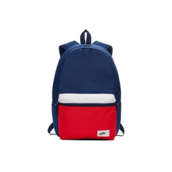 Nike Heritage Polyester Backpack Regular Unisex Space Blue/University Red/Wheat Yellow