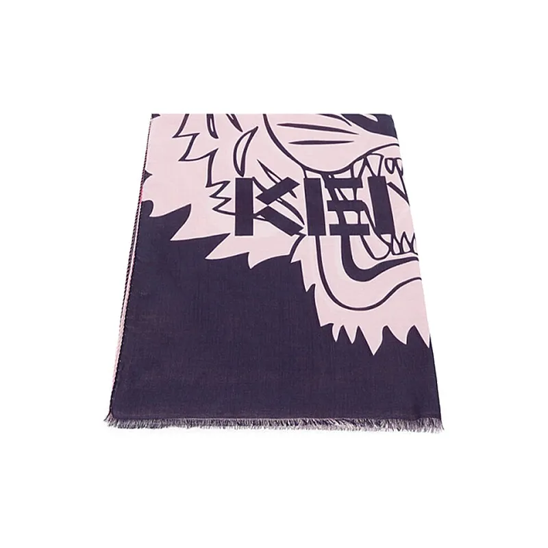 KENZO Knit Scarves Unisex Pastel Pink-1
