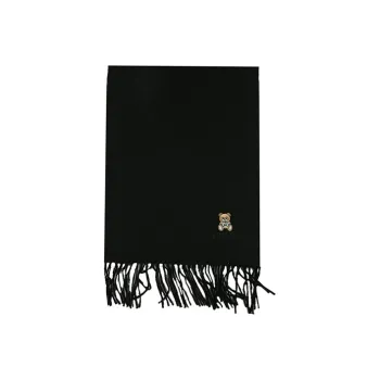 MOSCHINO Knit Scarves Unisex Black