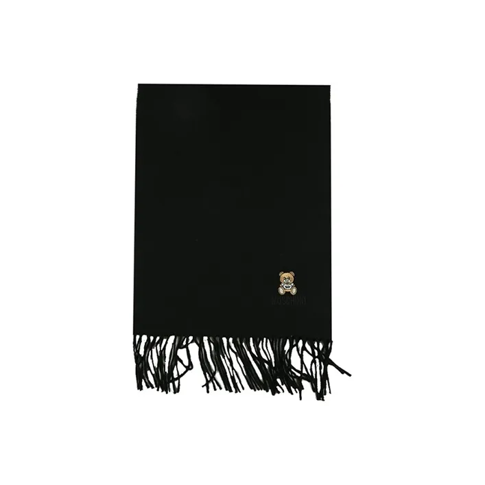 MOSCHINO Knit Scarves Unisex Black-0