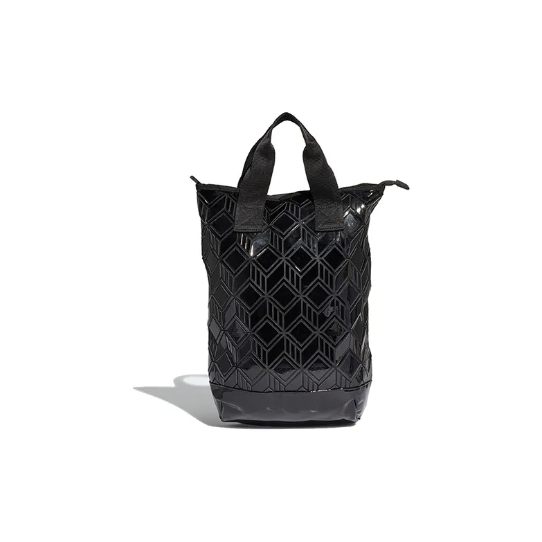 Adidas Originals Polyurethane Handbag Backpack Unisex Black-0