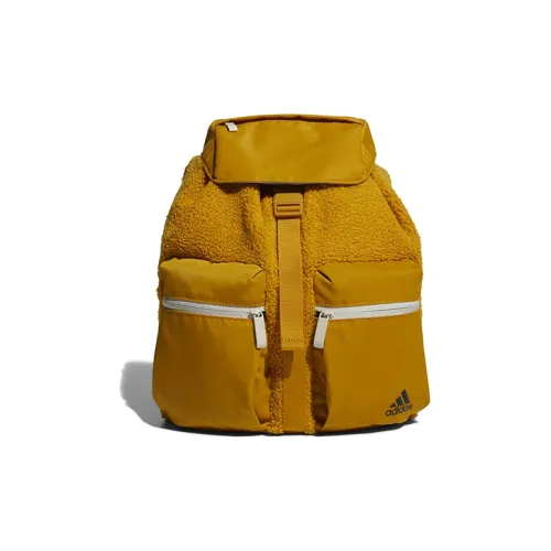Adidas Polyamide Backpack Unisex Gold