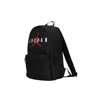 Jordan Polyester Fabric Backpack Regular Unisex Black