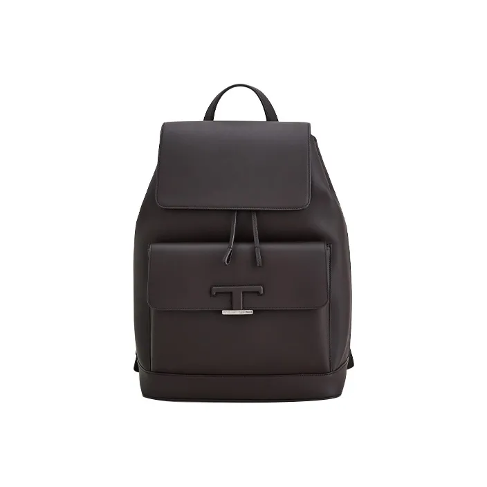 TOD'S Cow Leather Backpack Backpack Backpack Men's Brown-0