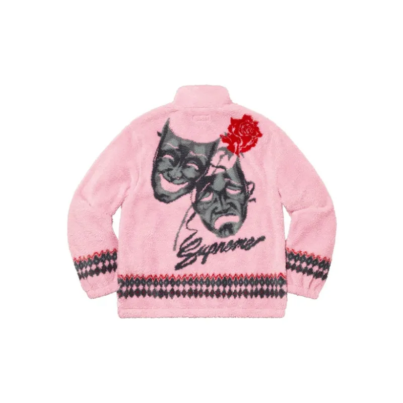 Supreme Drama Mask Fleece Jacket-1