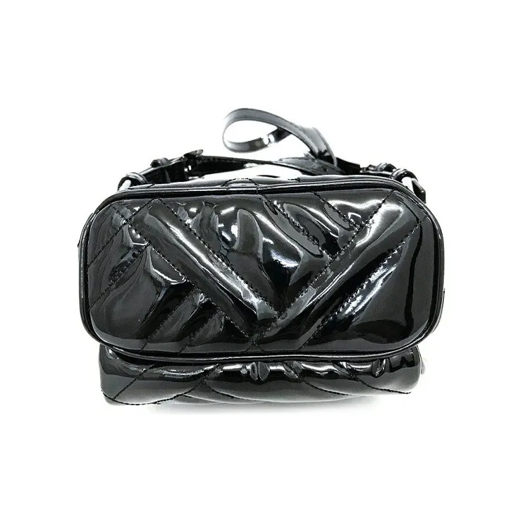 MICHAEL KORS Abbey Leather Backpack Mini Women's Black-3