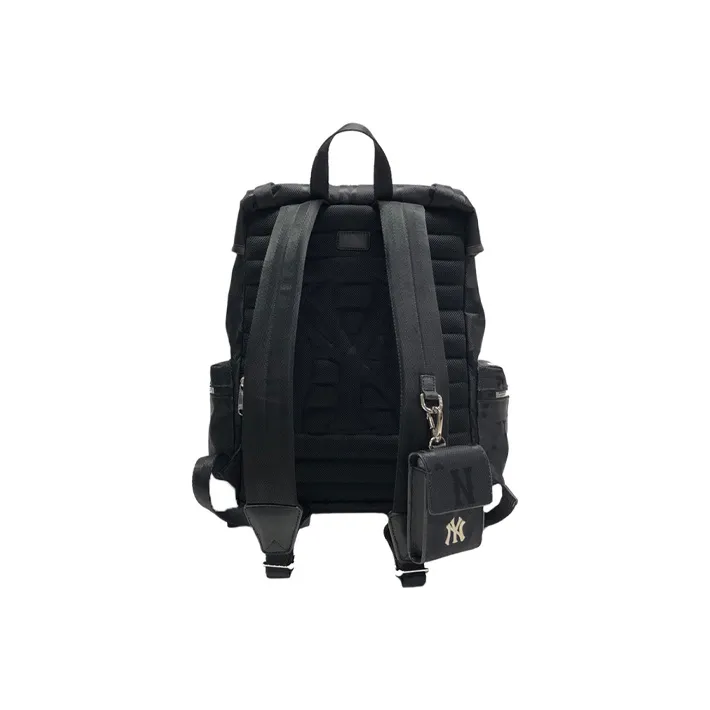 MLB Monogram Collection Polyamide Combo Bag Backpack Regular Unisex Black-3