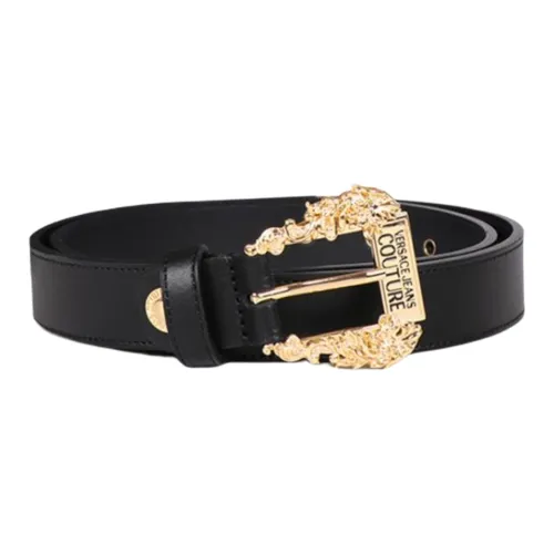 VERSACE JEANS COUTURE Leather Belts Women's Black