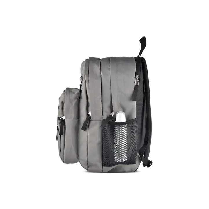 JanSport Polyester Cotton Laptop Bag Backpack Regular Unisex Gray-2