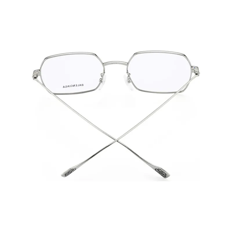Balenciaga Eyeglass Frames Unisex Silver-3