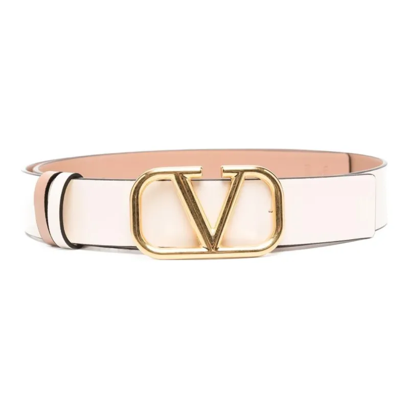 Valentino Leather Belts Unisex White-0