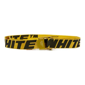 OFF WHITE Leather Belts Unisex