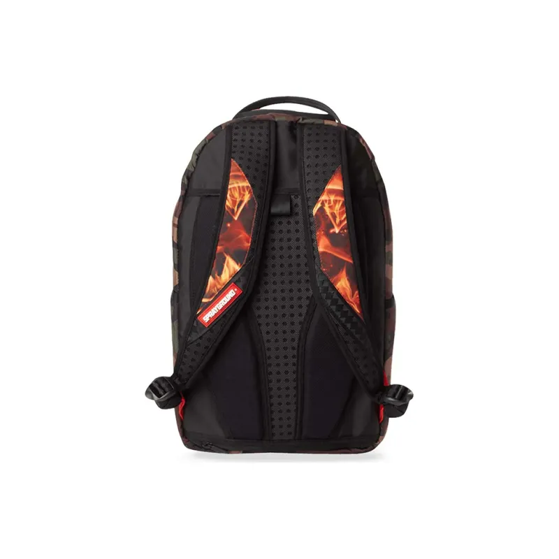 SPRAYGROUND Fabric Backpack Backpack Portable Backpack Small Size Unisex Camouflage-3