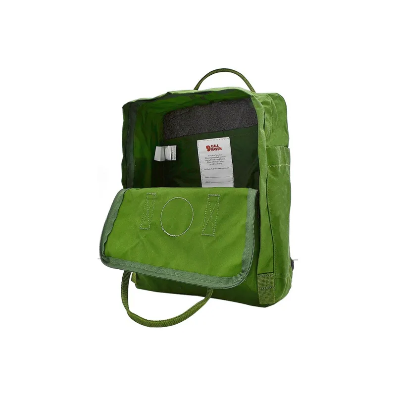 Fjallraven Kanken Nylon Backpack Regular Unisex Leaf Green-3
