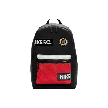Nike Polyester Backpack Regular Unisex Black Red