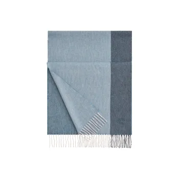 HERMES Knit Scarves Unisex Blue