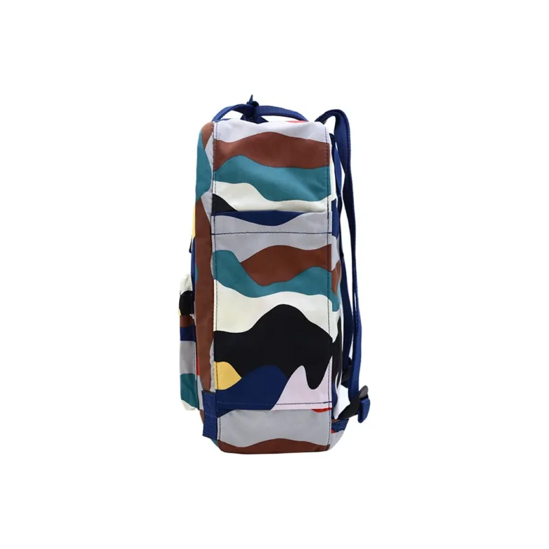 Fjallraven Kanken Cotton And Polyester Blend Backpack Regular Unisex Dark Multicolor-2