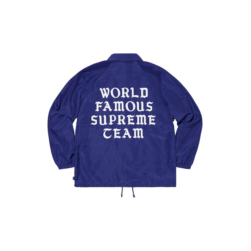 Supreme World Famous Coaches Jacket Black L - POIZON