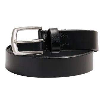 MUSTKOO Classic Minimalist Cow Leather Vintage Pin Buckle Style, Width 3.5cm Leather Belts Unisex