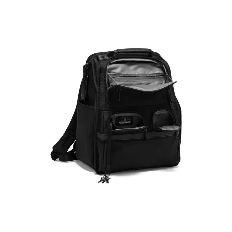 TUMI Alpha 3 Nylon Fabric Backpack Men's Black-7