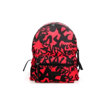 FANSIZHE VERSACE Nylon Backpack Regular Unisex Red