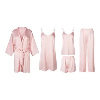 FREELASS Pajama Set Spring Summer Autumn Three Seasons Women's
