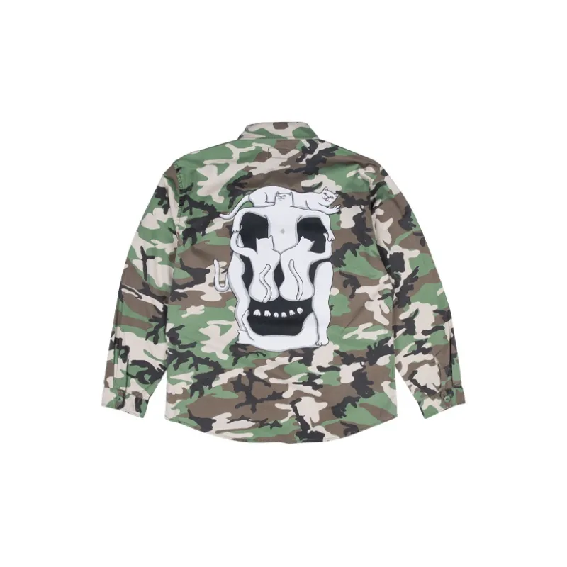 RIPNDIP Loose Fit Jacket Unisex Green-1