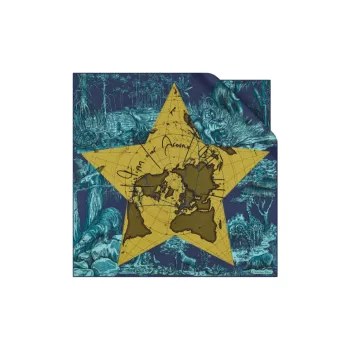 DIOR 1990 DIOR Around The World Silk Scarf