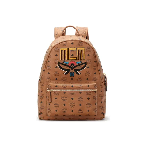 MCM Stark Visetos Backpacks