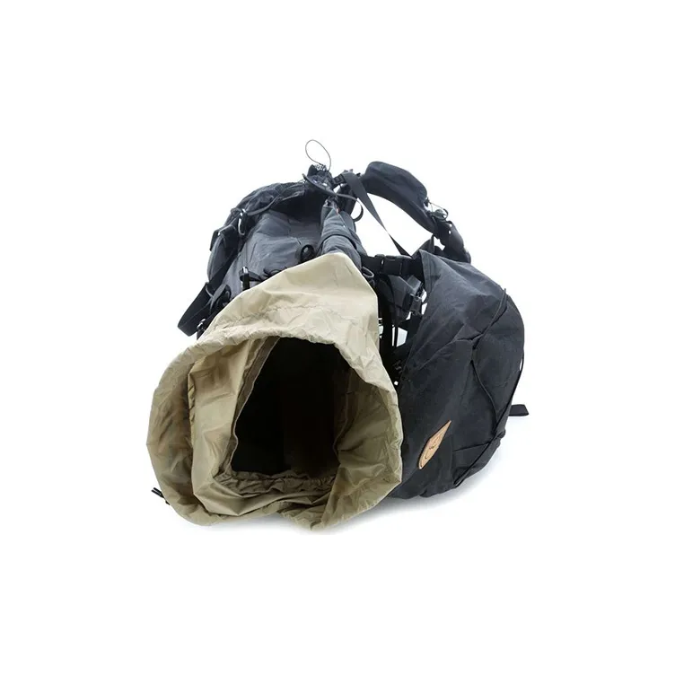 Fjallraven Nylon Fabric Outdoor Mountaineering Backpack Regular Unisex Black-3