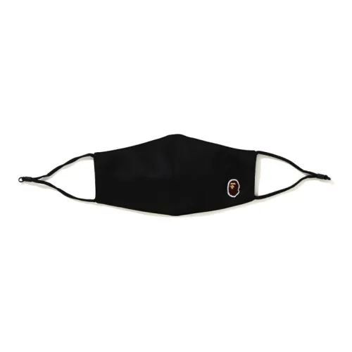 A BATHING APE Face Masks Unisex Black/Gray