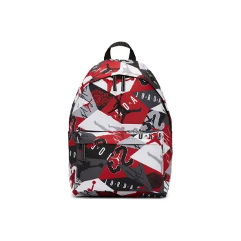 Jordan Polyester Backpack Regular Unisex Red Black