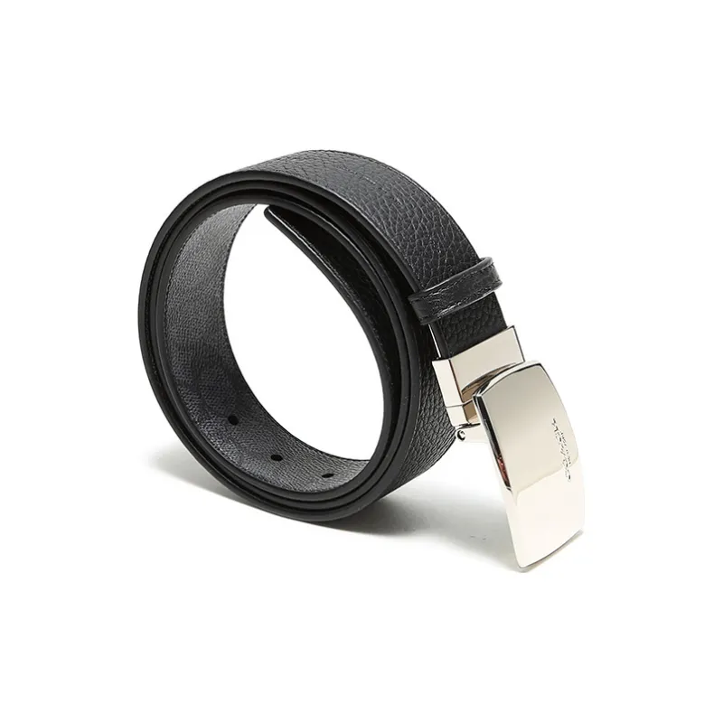 COACH Wide Plaque Reversible Belt-2