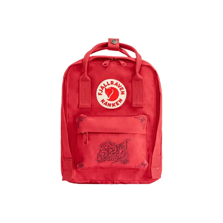 Fjallraven Fabric Backpack Mini Unisex Red-0