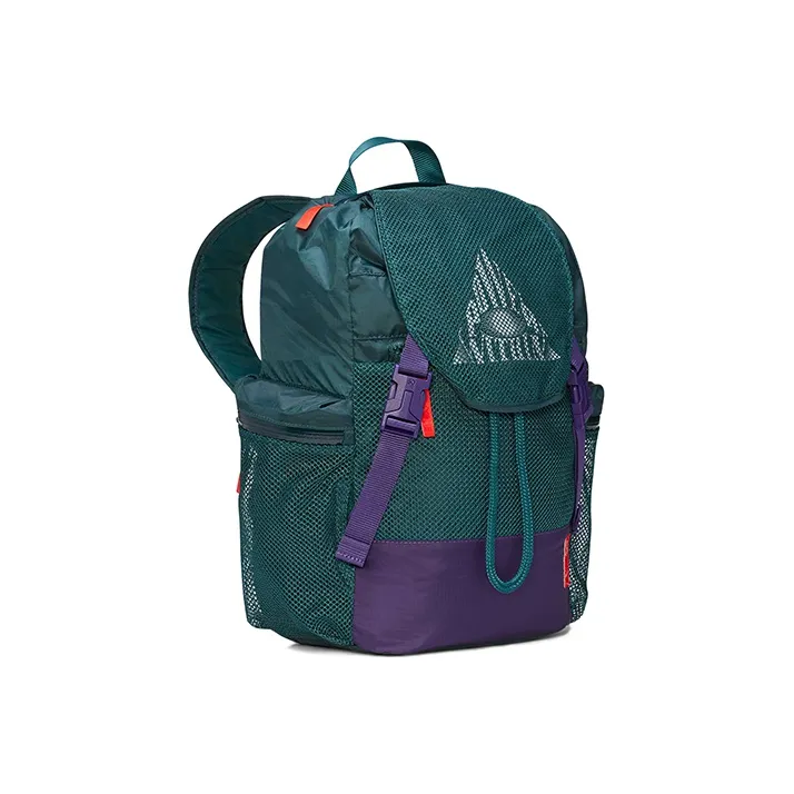 Nike Polyester Backpack Regular Unisex Dark Atomic Cyan & New Blue Purple & Chili Red-1