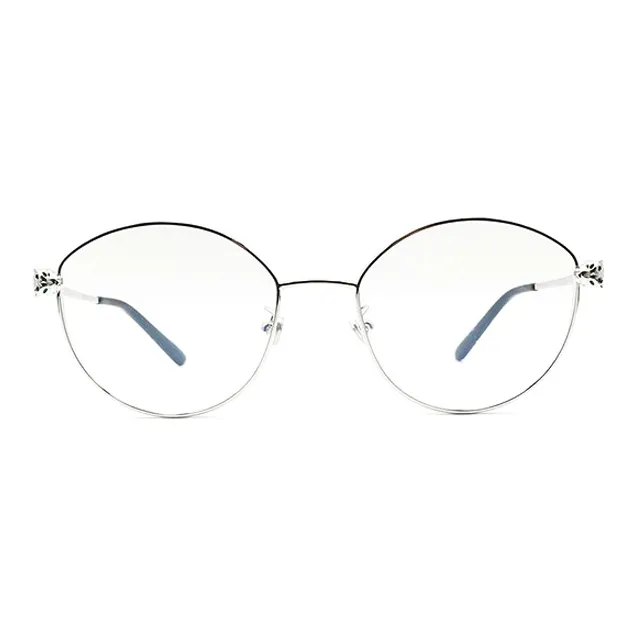 Cartier Eyeglass Frames Unisex Silver-0