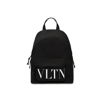 Valentino Polyamide Backpack Large Size Unisex Black