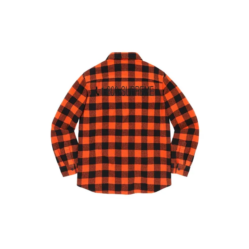 Supreme 1 800 Buffalo Plaid Shirt-1