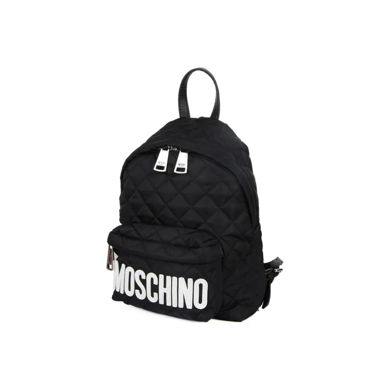MOSCHINO Nylon Fabric Backpack Small Size Women's Black-1