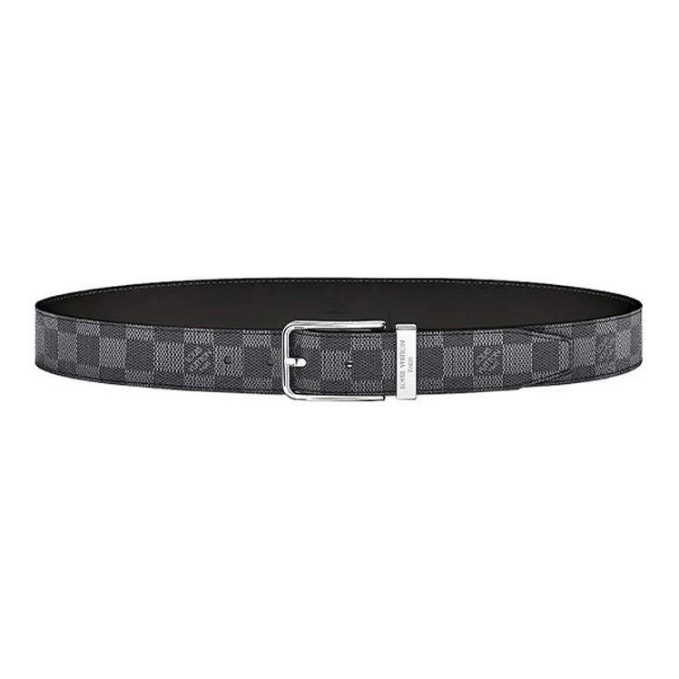 Deals Louis Vuitton Belt Damier Graphite