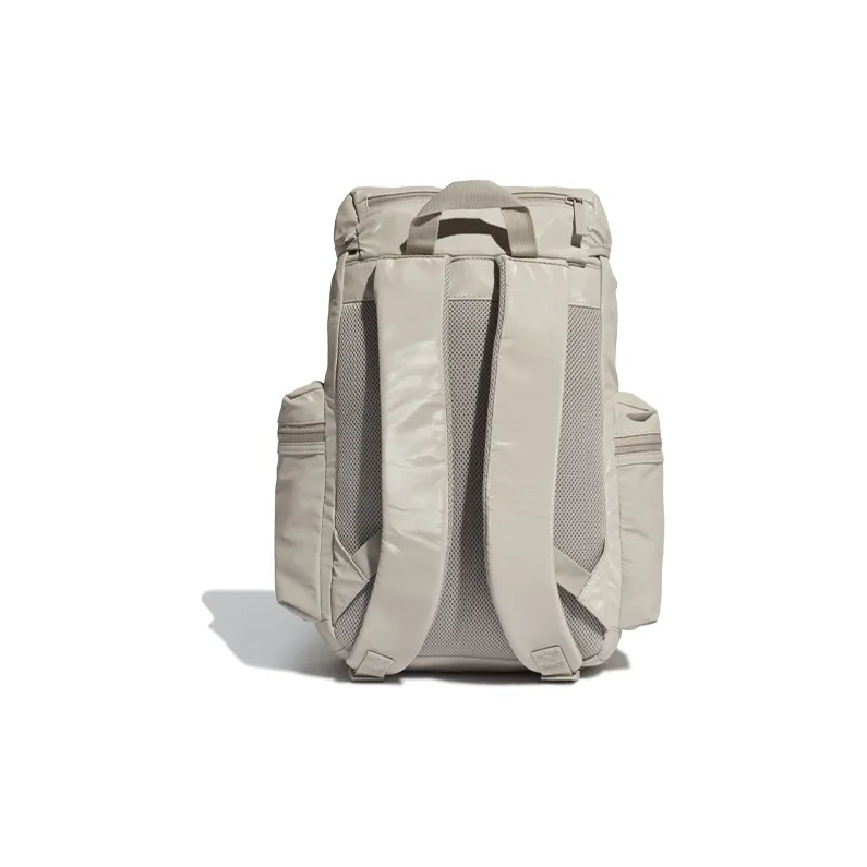 Adidas Artificial Leather Backpack Women's Academy Silver Gray-2