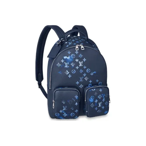 LOUIS VUITTON Backpack Multipocket Ink Watercolor